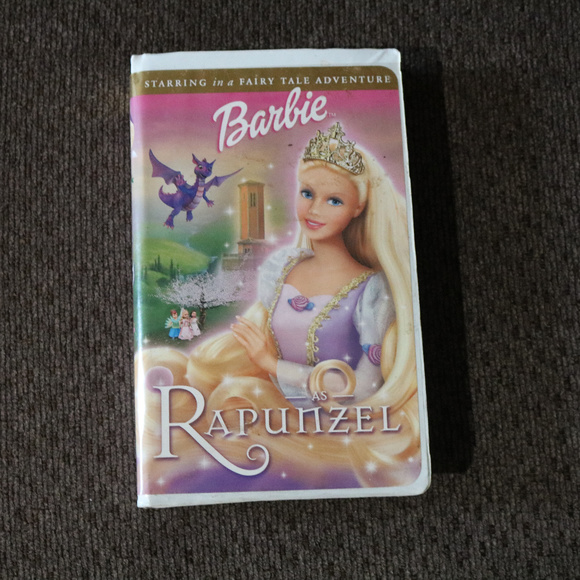 barbie as rapunzel vhs